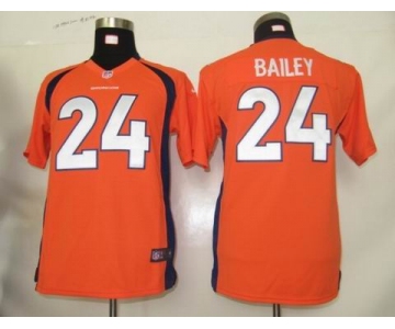 nike youth nfl jerseys denver broncos #24 bailey orange[nike]