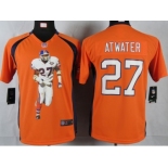 nike youth nfl jerseys denver broncos #27 atwater orange[portrait fashion]