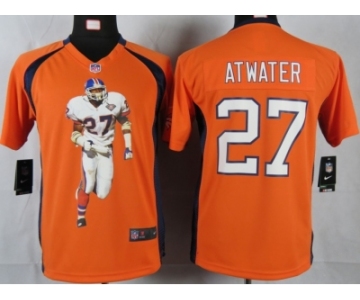 nike youth nfl jerseys denver broncos #27 atwater orange[portrait fashion]