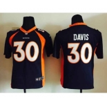 nike youth nfl jerseys denver broncos #30 davis blue[nike]