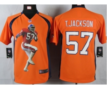 nike youth nfl jerseys denver broncos #57 t.jackson orange[portrait fashion]