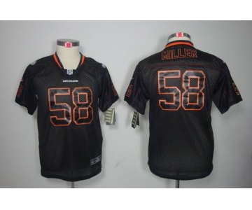 nike youth nfl jerseys denver broncos #58 miller black[Elite lights out]