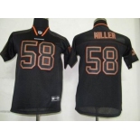 nike youth nfl jerseys denver broncos #58 miller black[lights out]