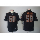 nike youth nfl jerseys denver broncos #58 miller black[nike impact limited]