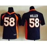 nike youth nfl jerseys denver broncos #58 miller blue[new nike]