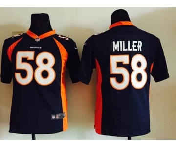 nike youth nfl jerseys denver broncos #58 miller blue[new nike]