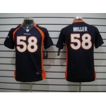 nike youth nfl jerseys denver broncos #58 miller blue[nike limited]