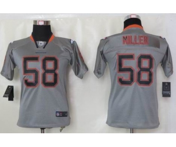 nike youth nfl jerseys denver broncos #58 miller grey[Elite lights out]