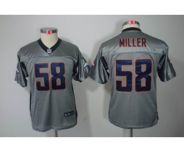 nike youth nfl jerseys denver broncos #58 miller grey[Elite shadow]