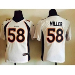 nike youth nfl jerseys denver broncos #58 miller white[new nike]