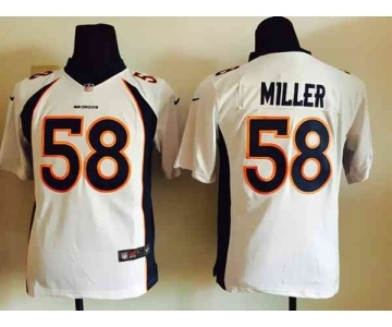 nike youth nfl jerseys denver broncos #58 miller white[new nike]