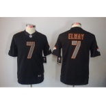 nike youth nfl jerseys denver broncos #7 john elway black[nike impact limited]