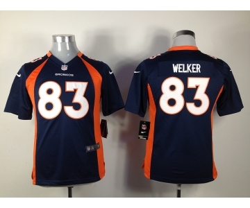 nike youth nfl jerseys denver broncos #83 welker blue[nike]