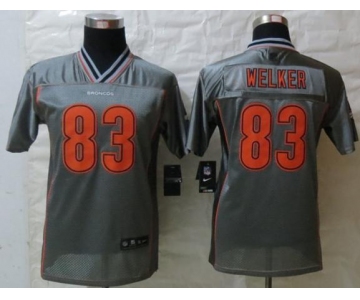 nike youth nfl jerseys denver broncos #83 welker grey[nike vapor]