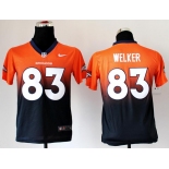 nike youth nfl jerseys denver broncos #83 wes welker orange-blue[nike drift fashion][second version]