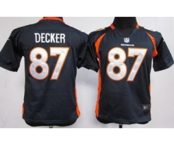 nike youth nfl jerseys denver broncos #87 eric decker blue[nike]