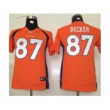 nike youth nfl jerseys denver broncos #87 eric decker orange[nike]