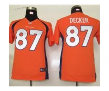 nike youth nfl jerseys denver broncos #87 eric decker orange[nike]