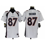 nike youth nfl jerseys denver broncos #87 eric decker white[nike]