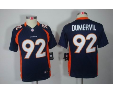 nike youth nfl jerseys denver broncos #92 dumervil blue[nike limited]