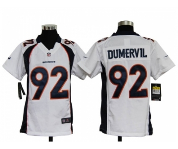 nike youth nfl jerseys denver broncos #92 dumervil white[nike]