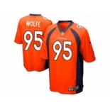 nike youth nfl jerseys denver broncos #95 wolfe orange[nike]