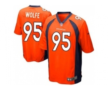 nike youth nfl jerseys denver broncos #95 wolfe orange[nike]