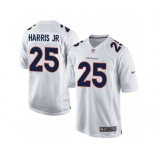 youth nike nfl jerseys denver broncos #25 harris jr white[new game]