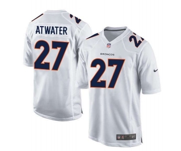 youth nike nfl jerseys denver broncos #27 steve atwater white[new game]