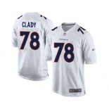 youth nike nfl jerseys denver broncos #78 clady white[new game]