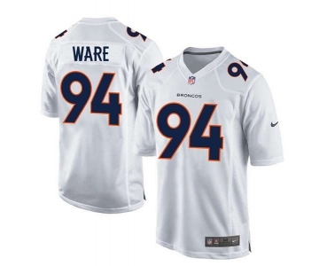 youth nike nfl jerseys denver broncos #94 ware white[new game]