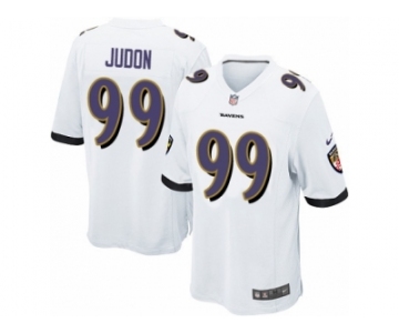 Men Nike Baltimore Ravens #99 Matt Judon Game White NFL Jersey