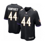 Men's Baltimore Ravens #44 Marlon Humphrey Game Black Alternate Football Jersey