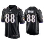 Men's Baltimore Ravens #88 Bryant Game Black Football Jersey