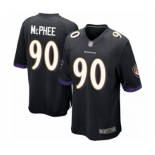 Men's Baltimore Ravens #90 Pernell McPhee Game Black Alternate Football Jersey