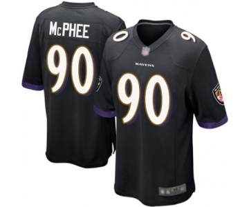 Men's Baltimore Ravens #90 Pernell McPhee Game Black Alternate Football Jersey