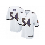 Men's Nike Baltimore Ravens #54 Zach Orr Game White NFL Jersey