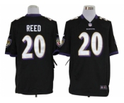 nike nfl jerseys baltimore ravens #20 reed black[game]