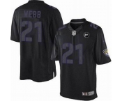 nike nfl jerseys baltimore ravens #21 webb black[nike impact limited Art Patch]