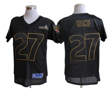 nike nfl jerseys baltimore ravens #27 ray rice black[champions]