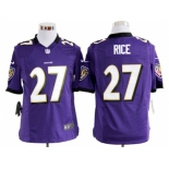 nike nfl jerseys baltimore ravens #27 ray rice purple[game]