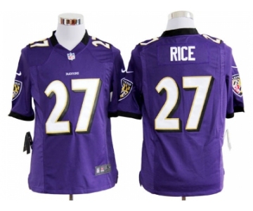 nike nfl jerseys baltimore ravens #27 ray rice purple[game]