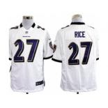 nike nfl jerseys baltimore ravens #27 ray rice white[game]