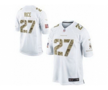 nike nfl jerseys baltimore ravens #27 ray rice white[nike USA]