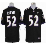 nike nfl jerseys baltimore ravens #52 r.lewis black[game Art Patch]