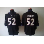 nike nfl jerseys baltimore ravens #52 r.lewis black[nike limited Art Patch]