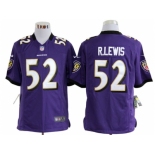 nike nfl jerseys baltimore ravens #52 r.lewis purple[game]