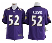 nike nfl jerseys baltimore ravens #52 r.lewis purple[game]