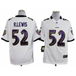 nike nfl jerseys baltimore ravens #52 r.lewis white[game]