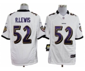 nike nfl jerseys baltimore ravens #52 r.lewis white[game]